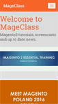 Mobile Screenshot of mageclass.com